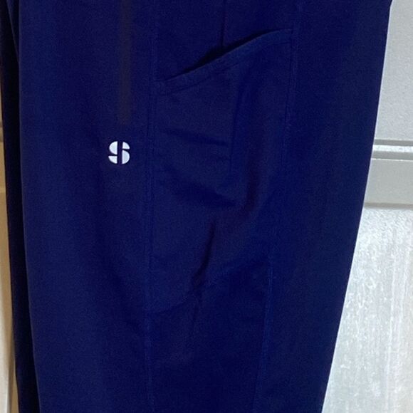 Sport Illustrated Purple Blue Leggings with Pockets Size XL - Picture 8 of 12